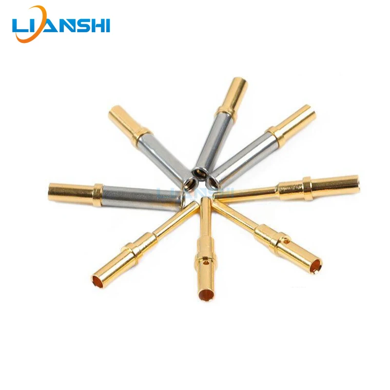 10pcs 0462-201-1631DT type connector male and female terminals gold-plated machined pin spring 0460-202-1631