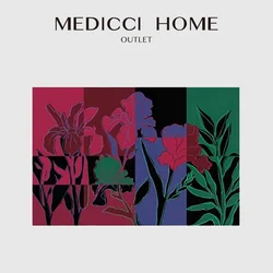 Medicci Home Renaissance Throw Rugs Abstract Plants Flowers Vibrant Color Living Room Courtyard Bedside Mat Carpet Idyllic Style