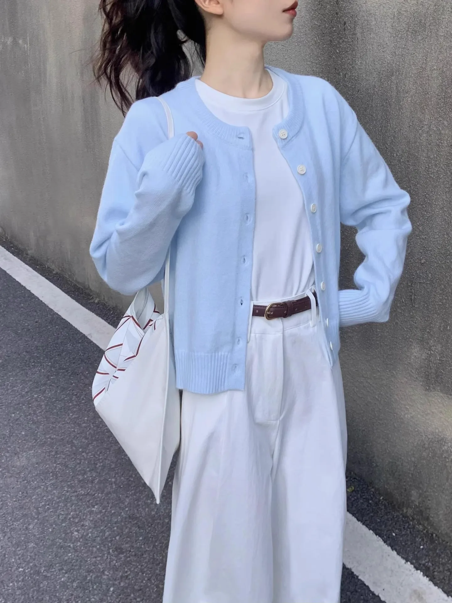 

Sweaters Jumpers Cardigans Womens Neck Knitted Mohair Decorative Trim Loose Gothic Victorian Dark Fur Collar Aristocrat Elegant