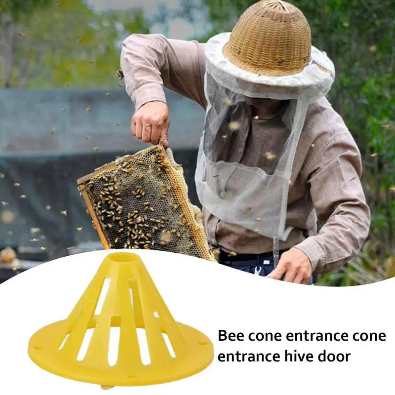 Beehive conical entrance Ventilation Gate Single Bee Exit Hive Vent Entrance Beekeeping Equipment for Beginners Professional