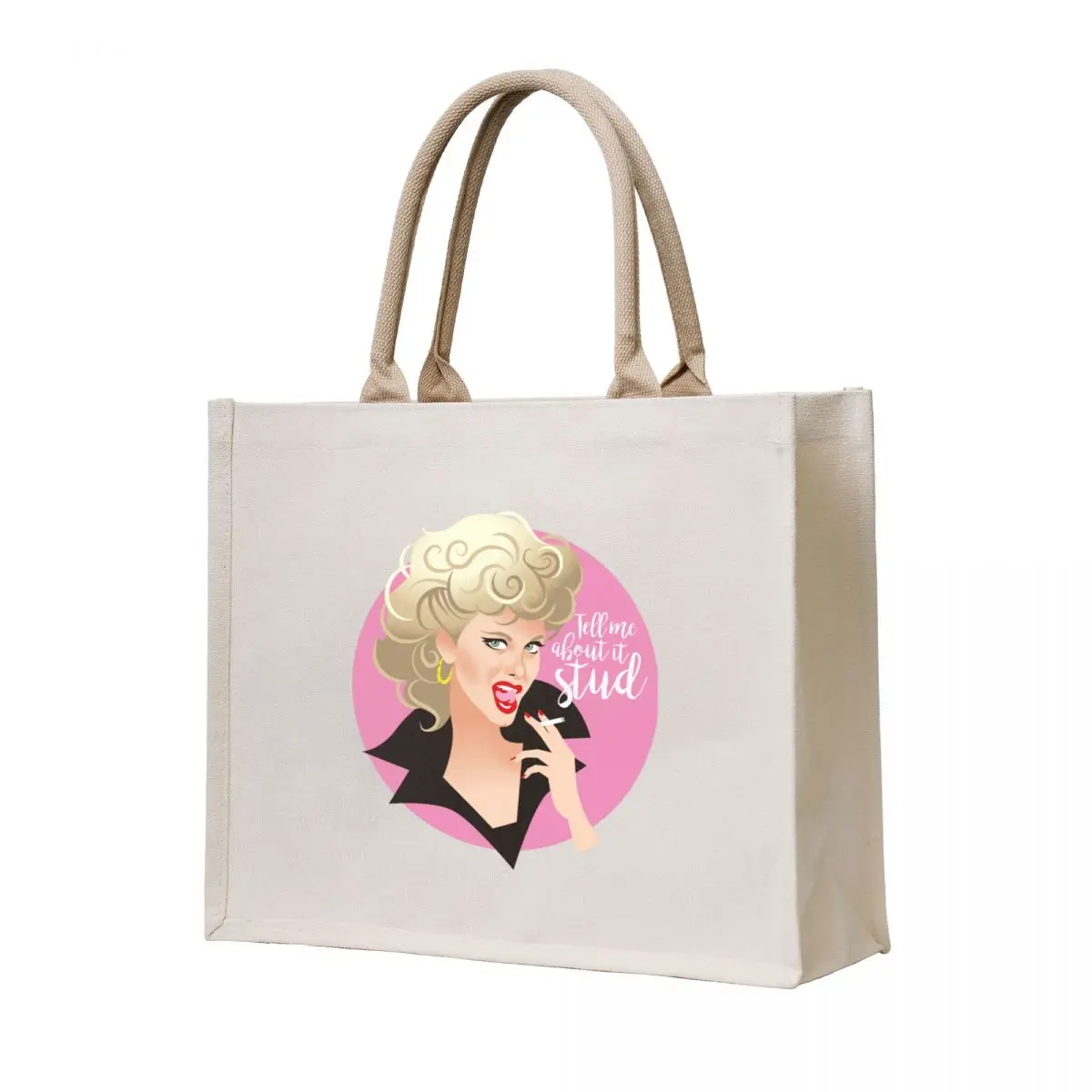 

Stud Tote Bag bags woman 2025 Women's shopping bag Canvas