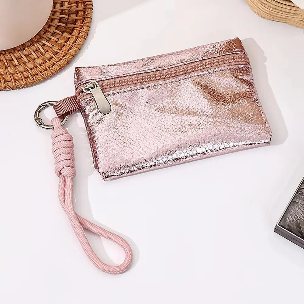 Portable Shiny Makeup Bag Square Glitter Lipstick Pouch Waterproof Travel Cosmetic Organizer Women