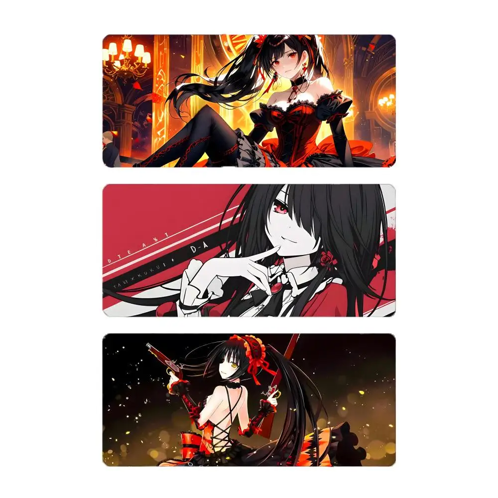 anime fantasy D-Date A L-Live Kurumi Tokisaki Mouse Pad Mousepad Large Gaming LockEdge Thickened PC Table Desk Mat