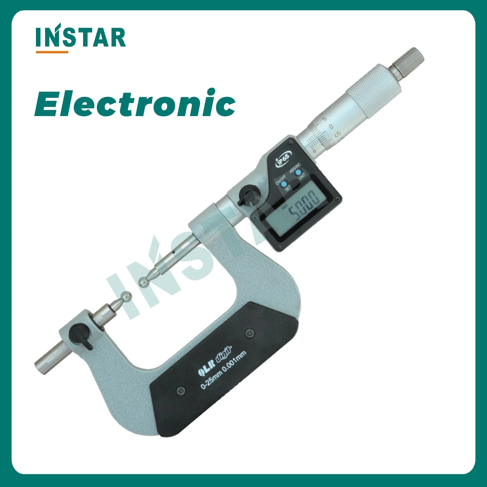 IP65 Electronic Gear Micrometers 0-25mm, 25-50mm, 50-75mm DIN Industrial Quality 75-100mm 100-125mm 125-150mm Digital 0.001mm