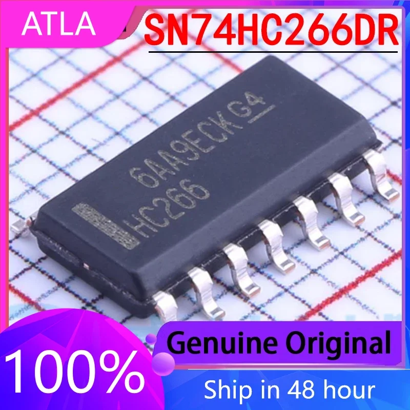 

5PCS SN74HC266DR Screen Printed HC266 Package SOIC-14 Logic Gate Chip IC Original Stock