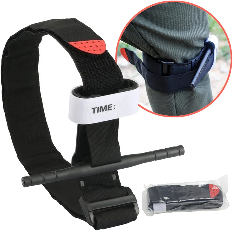 Torniquete Militar Metálico, Torniquetes Tácticos de Supervivencia para Combate, Cinturón de Emergencia Médico Giratorio, para Campismo y Exploración al Aire Libre
