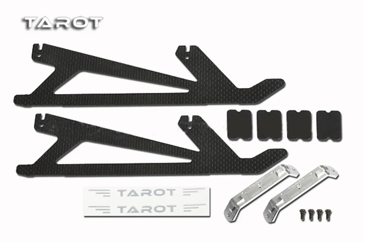 Tarot RC Model Part Carbon Fiber Landing Skid For Align Trex 450 PRO DFC 450L Helicopter