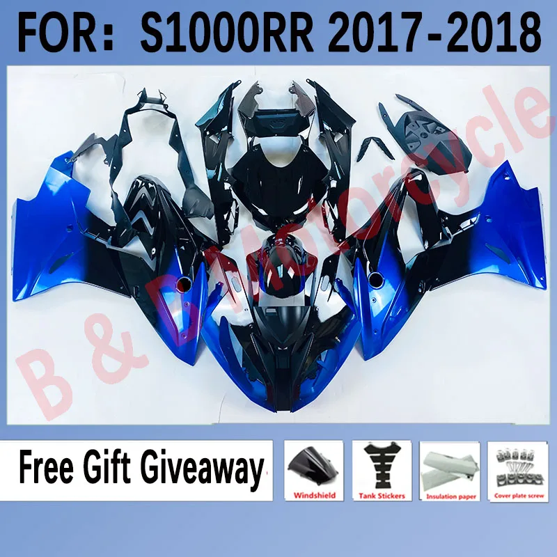 

For BMW s1000rr M1000 2017 2018 Fairings kit bodywork S1000RR 17 18 Fairings Set Blue Black
