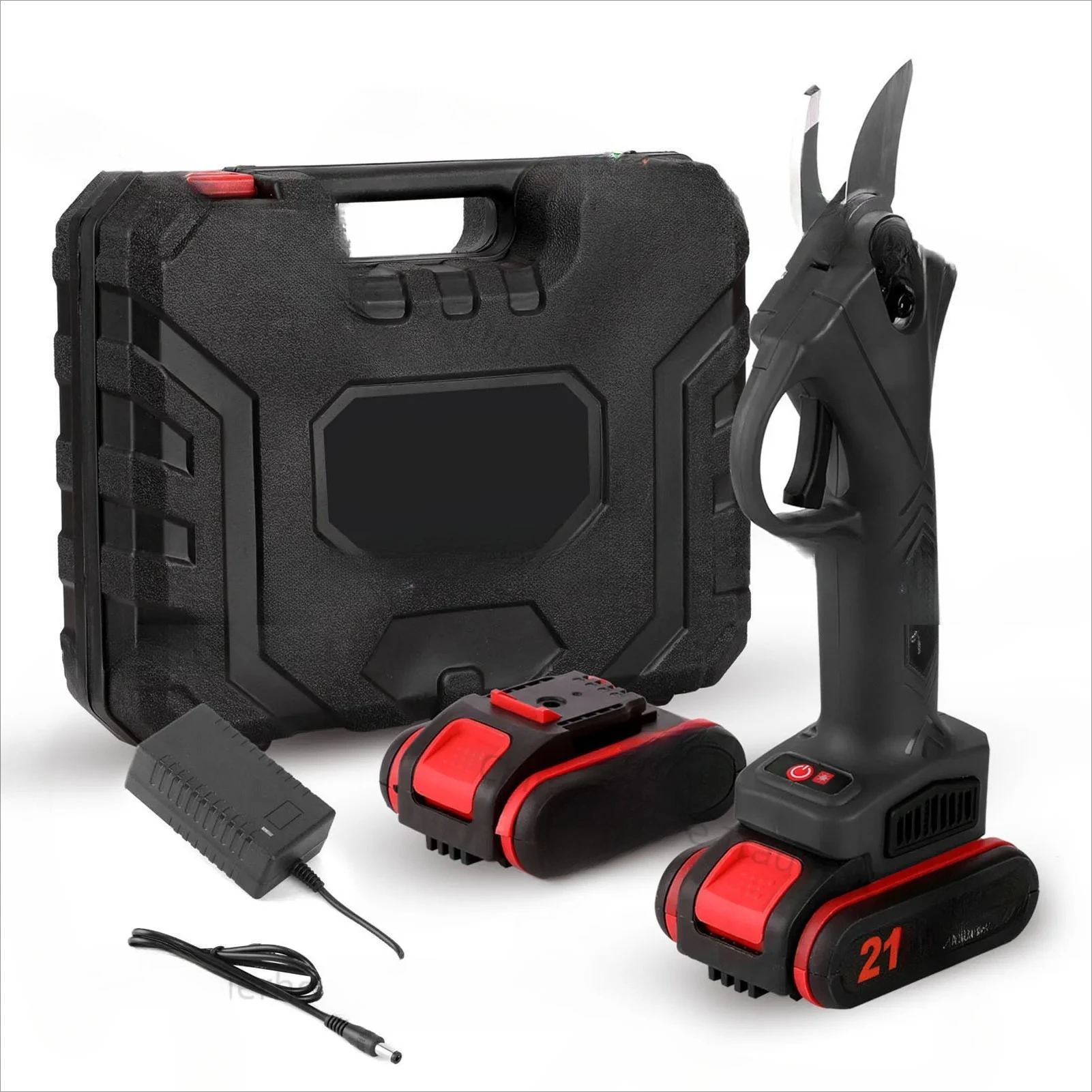 Handheld lithium battery scissors 21V cordless portable plastic box garden trimming tool