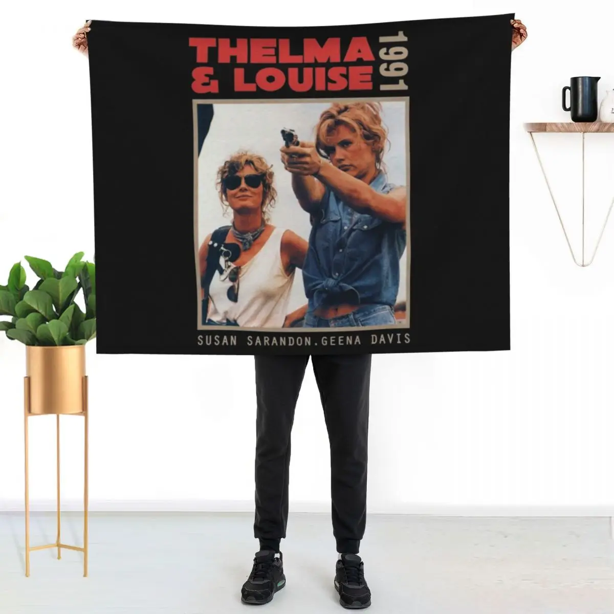 

Thelma And Louise Throw Blanket Warm Comfortable Blanket Gift for Parents Friends
