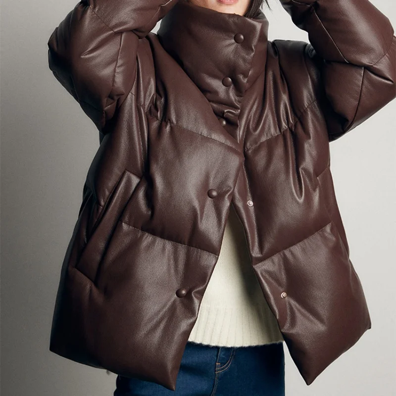 Женская куртка из натуральной кожи