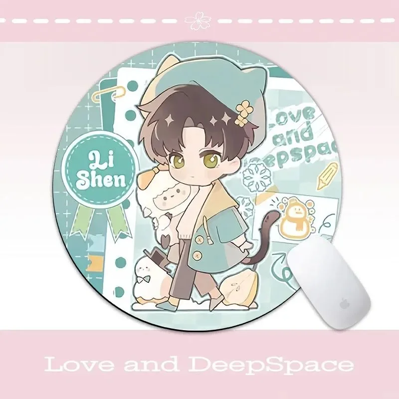 Q-version [الحب والمساحة العميقة] لوحة ماوس Qi Yu Shen Xing لوحة طاولة عودة كرتونية متينة، مقاومة للاهتراء، مضادة للانزلاق، قابلة للغسل