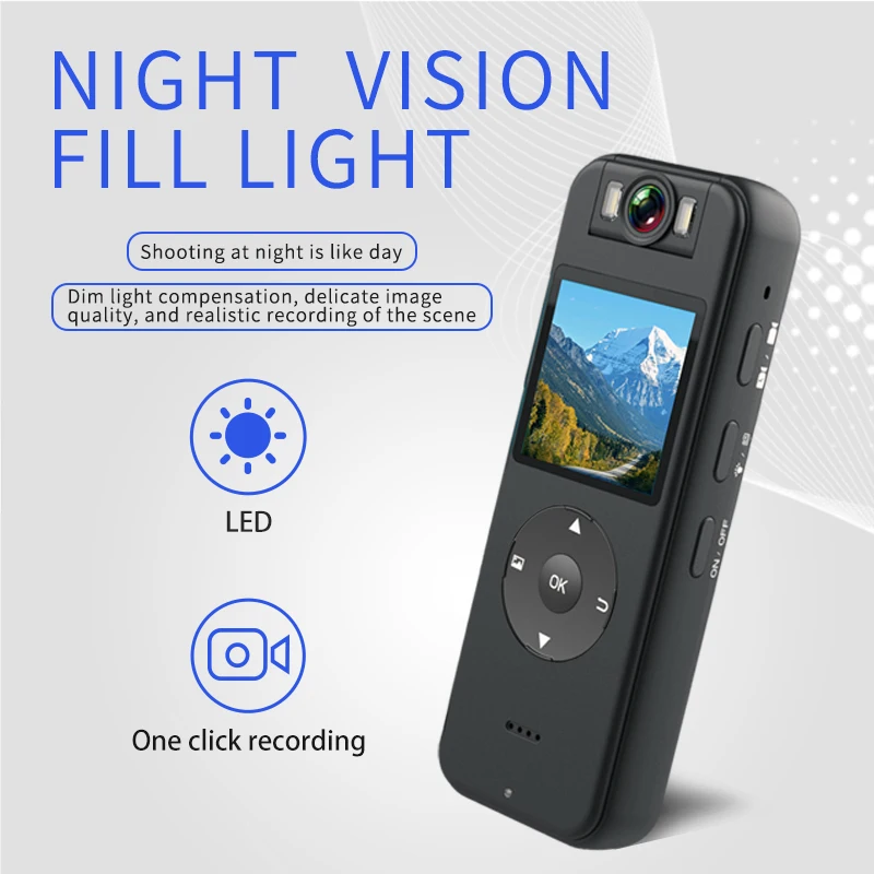 4K HD Camera Video Record Camcorder Outdoor Sports DV Riding Infrared Night Vision Law Enforcement Recorder Wifi Hotspot CS09