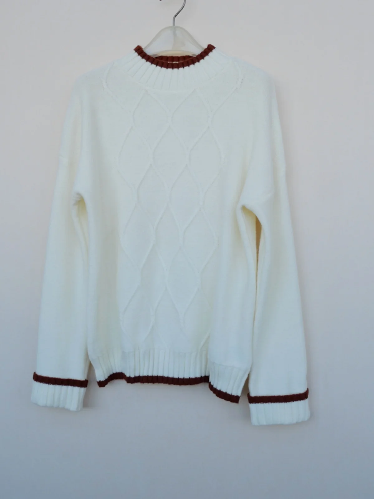 

Женский свободный круглый трикотаж Ne, круглый свитер, пушистый полиэфирный волокно, осенне-зимний сезонный цвет, для поездок на работу