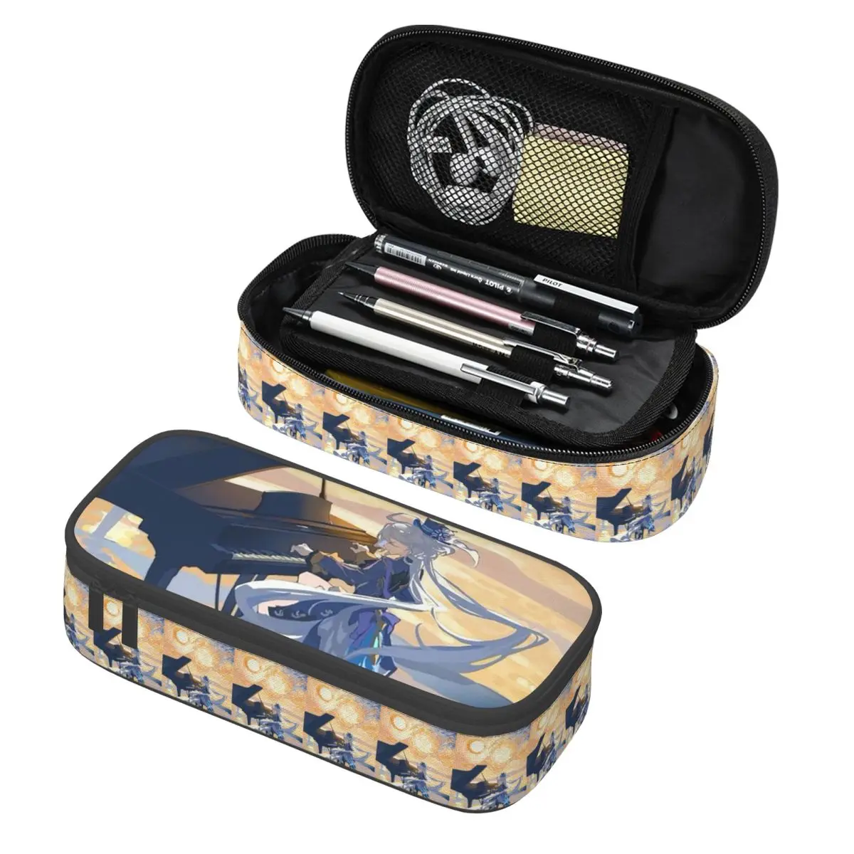 

Furina Genshin Impact Game Pencil Case Pen Holder Storage Stationery Supplies Big Capacity Pen Box Pencil Bag for Students