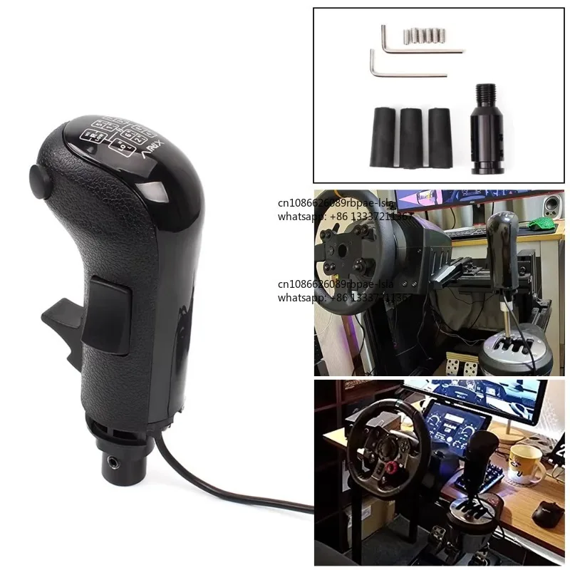PC USB High Low Gear Truck Game Shifter Knob G923 G29 G27 G25 TH8A USB Gearshift Knob ATS ETS2 view 3
