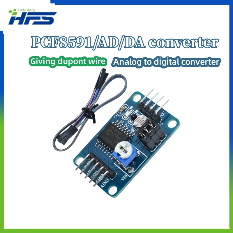 

PCF8591 AD / DA Conversion of to Digital /Digital-to- Converter Module Temperature Illumination