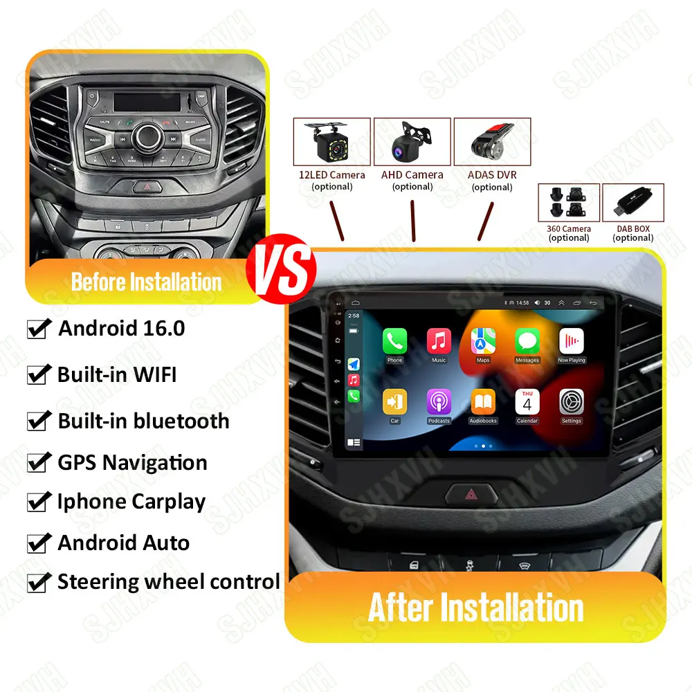 

For LADA Vesta Cross Sport 2015 2022 Car Radio Multimedia Video Player Navigation stereo Android No 2din 2 din