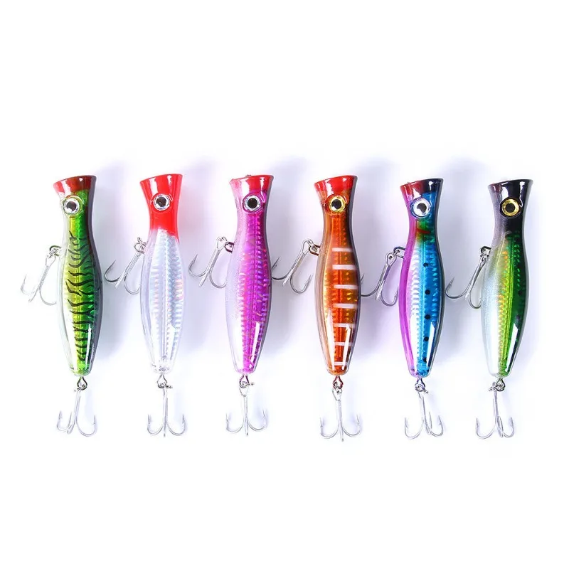 

1Pcs Big Game Popper Fishing Lures 12.5cm-41g Saltwater Sea Fishing Lure Wobblers Lure Artificial Plastic bait Isca Pesca Tackle