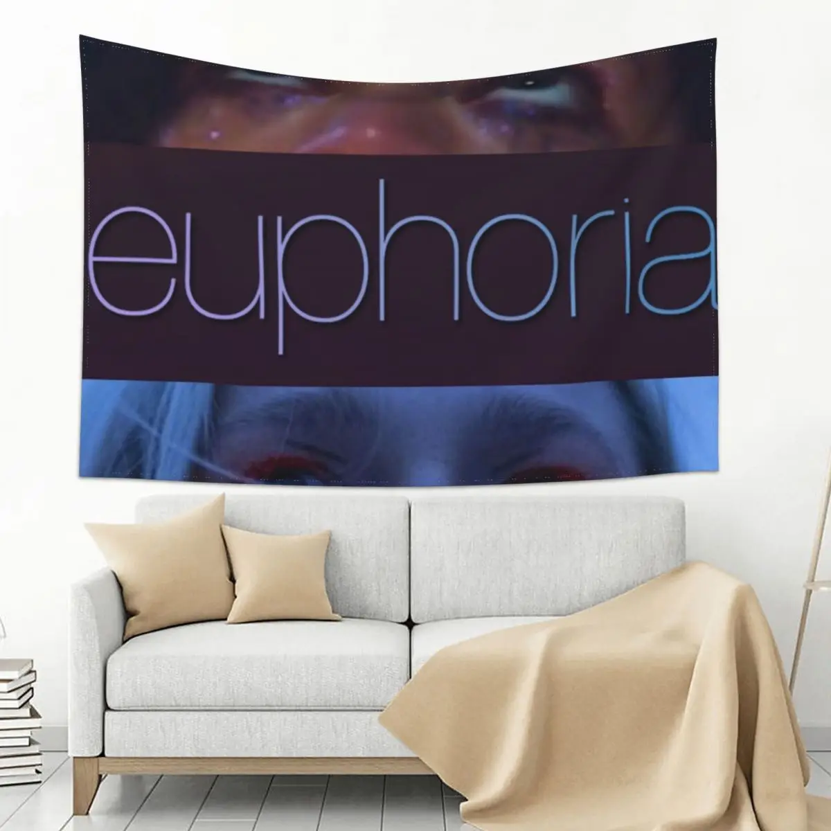 

euphoria Tapestry Aesthetic Room Decors Room Design Home Decoration Custom Tapestry