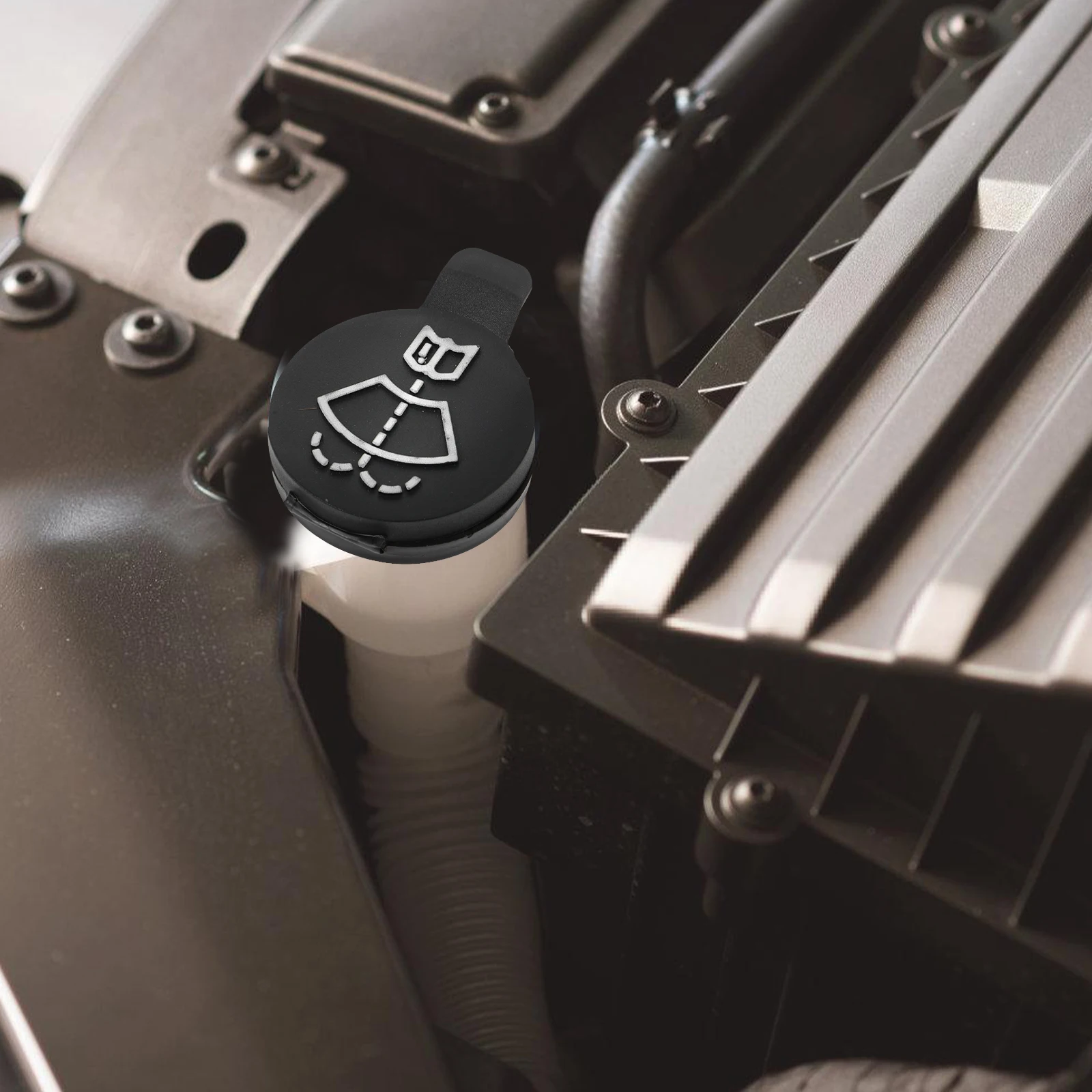 

Wiper Spray Kettle Lid Coolant Reservoir Cover Cap Tank Radiator Engine Hose Clamp Fits Cars Durability Easy Install Prevent
