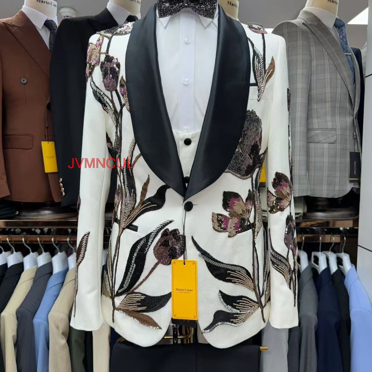 Men Formal Wear Fashion - Conjunto Masculino de Terno Slim Fit