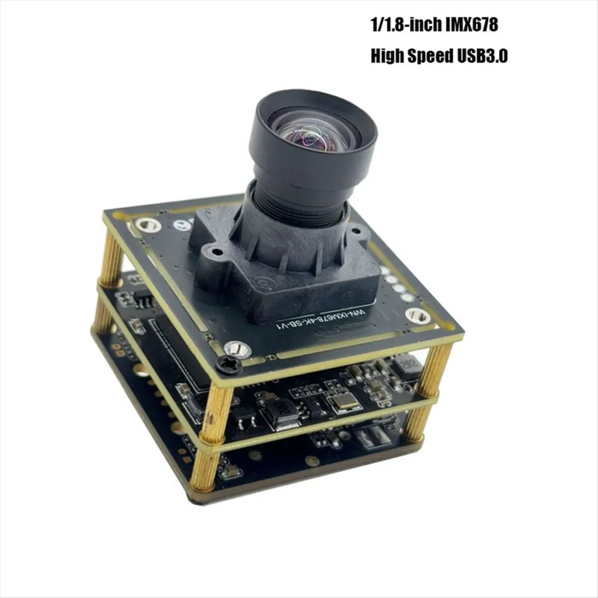 AU47-4K 8MP HD 1/1.8-Inch IMX678 Camera Module 60 FPS USB3.0 Type-C 0.01Lux Scanning Vending Machine MJPG YUY2 NV12 H264 H265