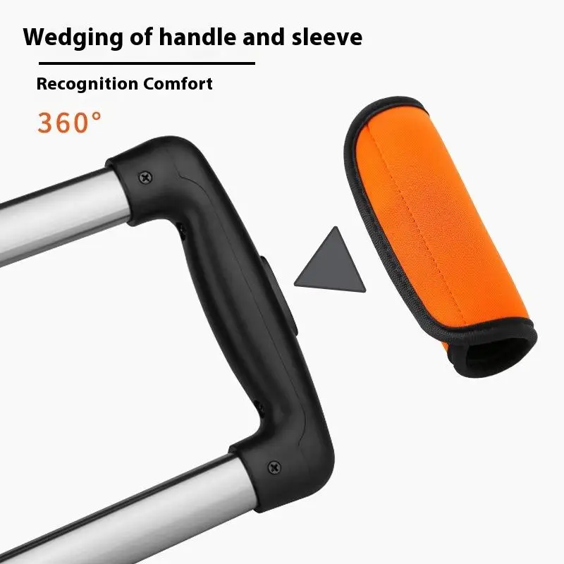

Travel Companion: Soft Neoprene Luggage Handle Wrap Grip, Protective Bag Cover, Convenient Stroller Identifier