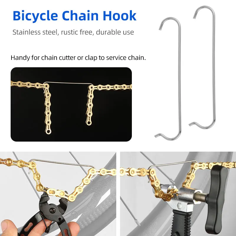 Bicycle Chain Quik Link Connector Plier & 6 Pairs Bicycle Magic Buckle 6-12S MTB Road Cycling Chain Clamp Remove Install Tool