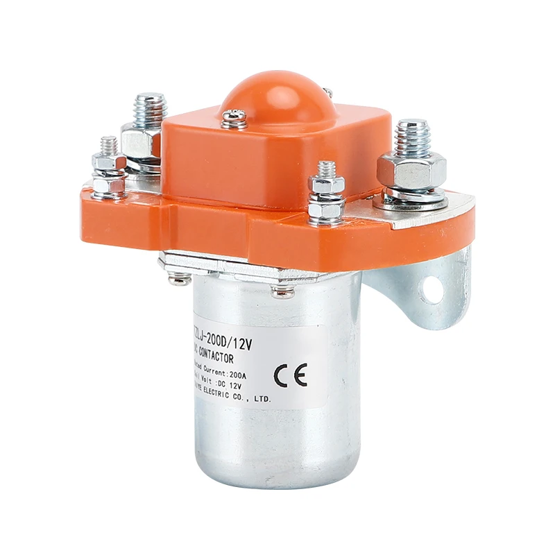 Cleaning Car Contactor ZJ200D-12V Electric Vehicle Lifting Table DC Contactor