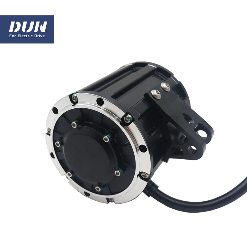 2000W 70H QS120 4600RPM BLDC Mid Drive Motor with Belt 428 Sprocket for Electric Mopeds Motorcycle ATV