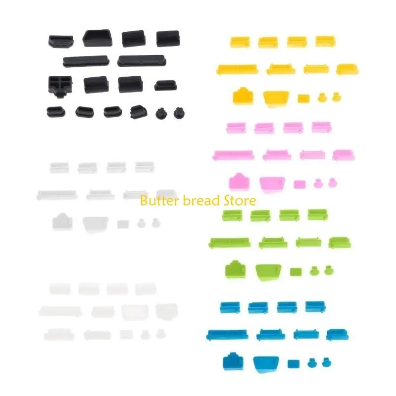 Plugs antidust W89C 13pcs Porta dati silicone morbido Porta USB Set laptop DUS