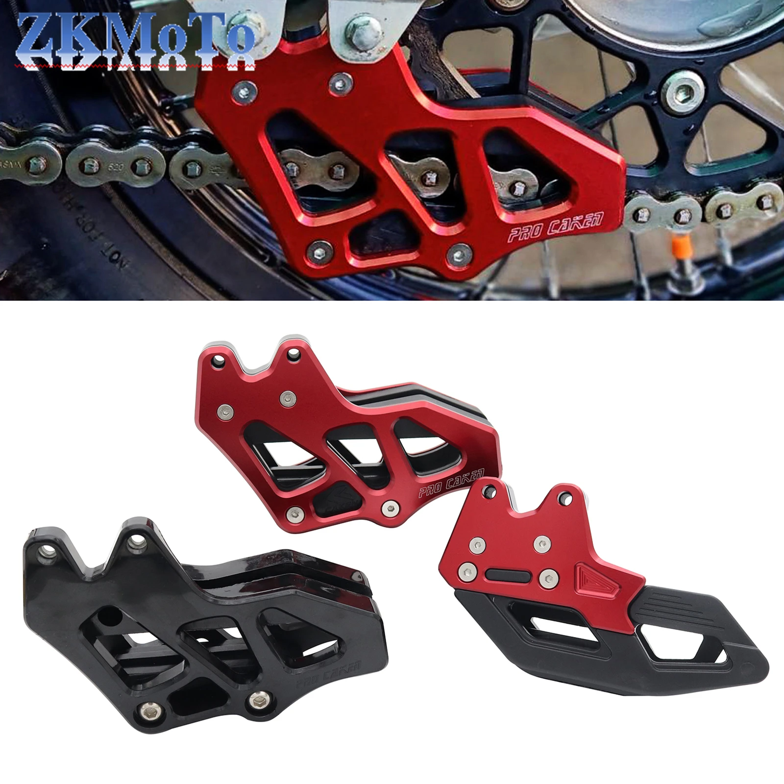 ホンダ用モーターサイクルCNCアルミチェーンガイドガード,ホンダcrf150f crf230f crf250l crf300lラリー用プロテクター2003-2021ユニバーサル