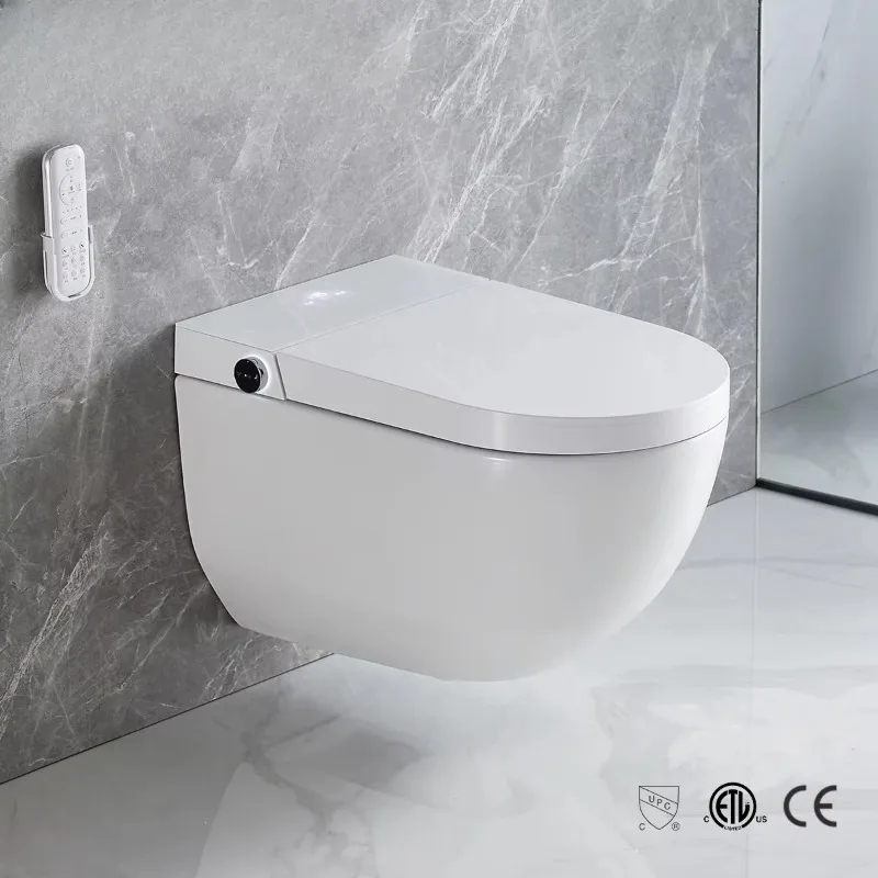Modern Egg Shaped Electric Toilet with Heated Seat Automatic Smart Toilet Smart Bathroom Toilet