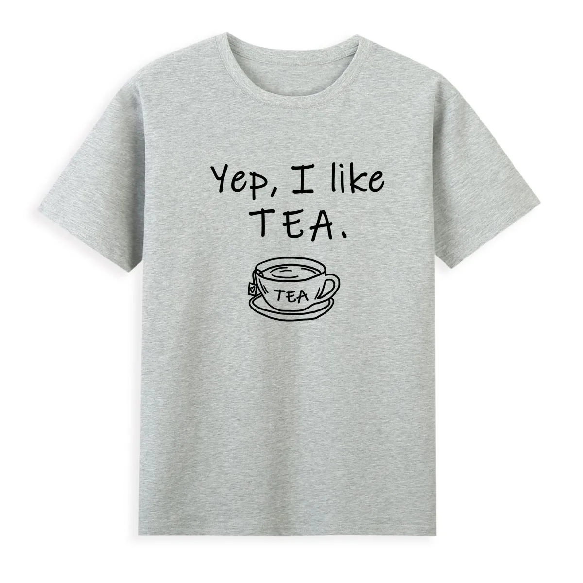 Like to drink tea T-shirt Women Summer Tops Tees Original Brand Tshirt Soft Casual Shirts For Girls A224