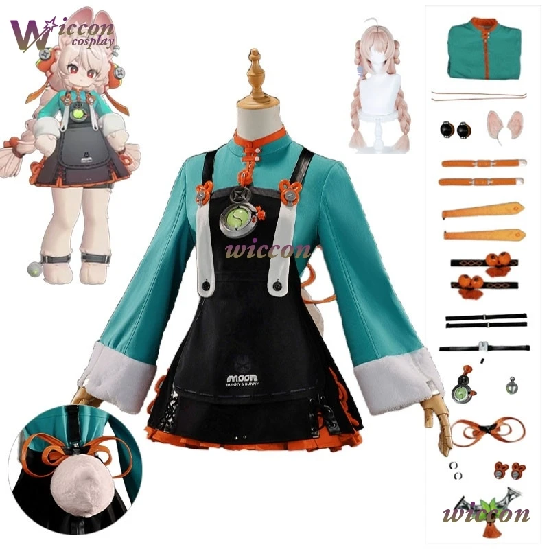 أزياء لعبة ZZZ Zenless Zone Zero Zhao التأثيرية أزياء تشاو شعر مستعار أحذية موحدة للنساء ملابس حفلات الهالوين وحفلات الكرنفال وأعياد الميلاد #1