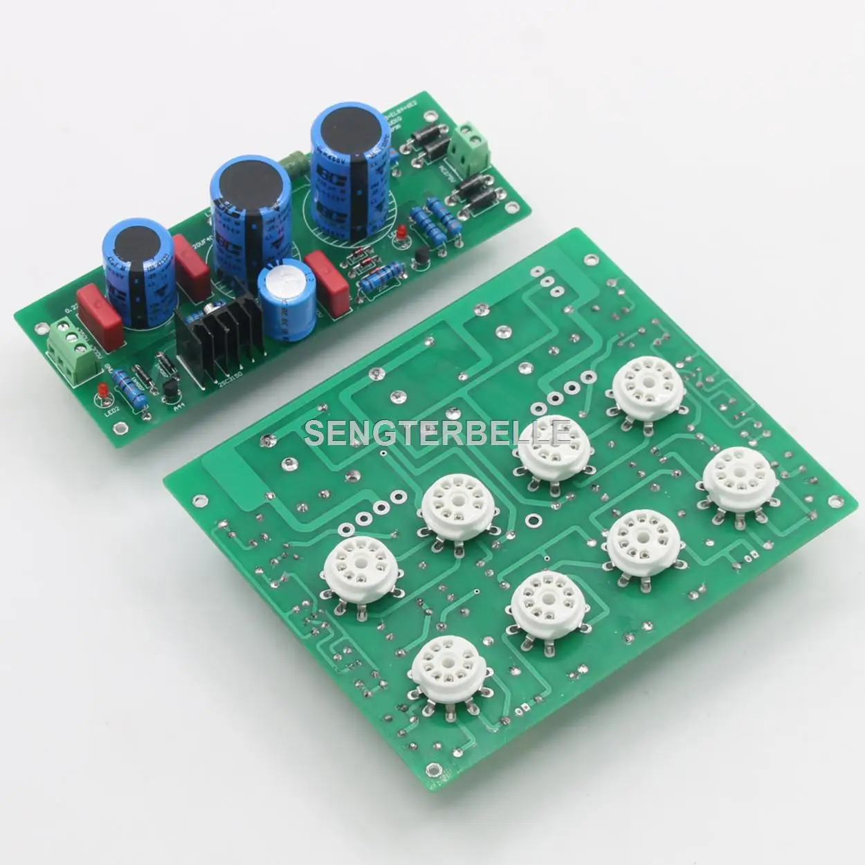 Assembled EL84 Stereo Tube Amplifier Board PP Push-Pull Power Amp+ PSU Board