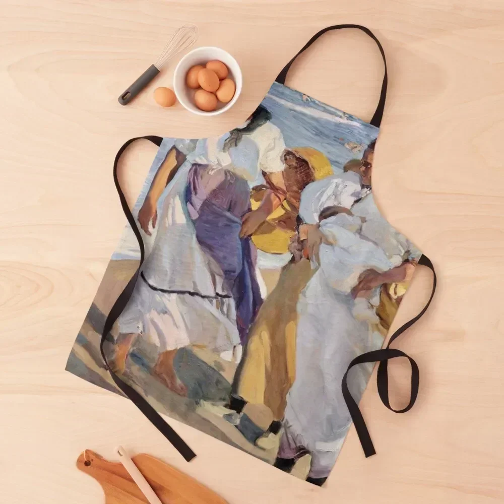 

joaquin sorolla Apron Things For The Kitchen Kitchen Man Restaurant Women's Kitchen Apron