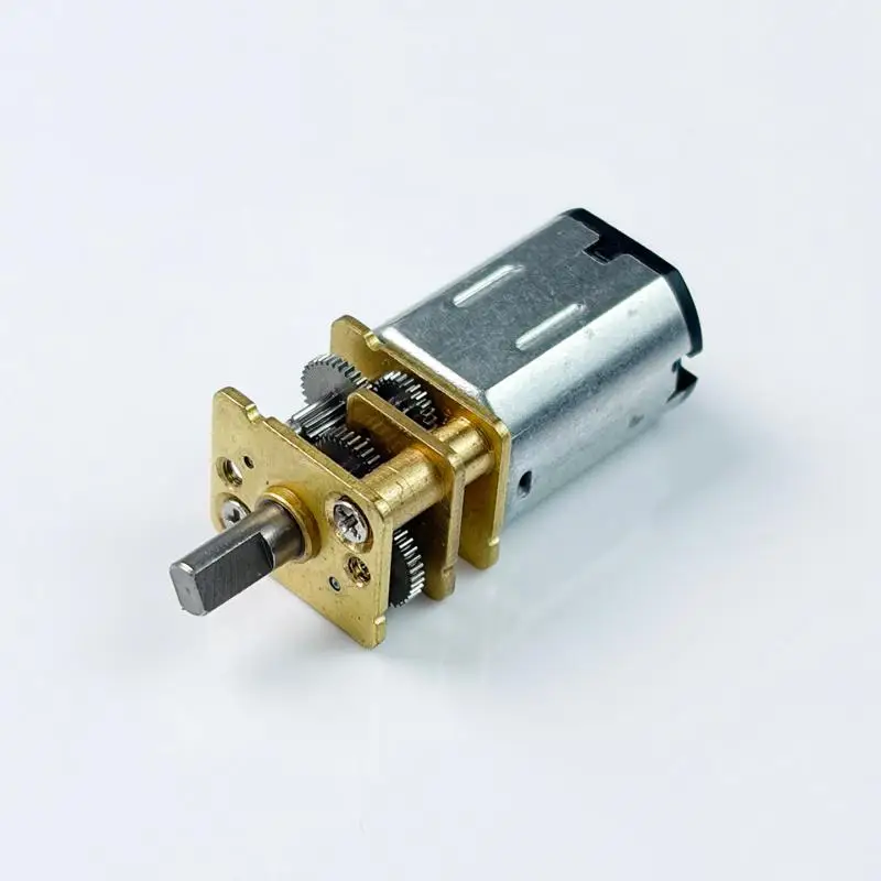 N20 Mini Gear Reduction Motor 12mm Short Shaft DC6V-12V High Torque 70RPM Metal Gear Motor For DIY Robotics 3D Printer Projects