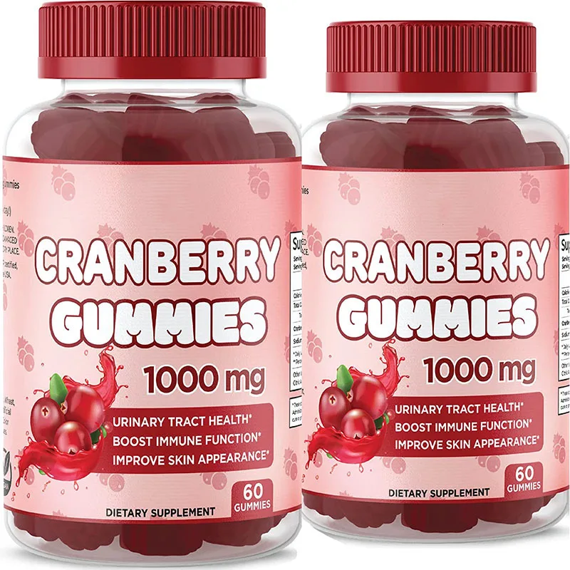 

Cranberry Gummy for Women,Urinary Tract Health,1000mg,60gummies