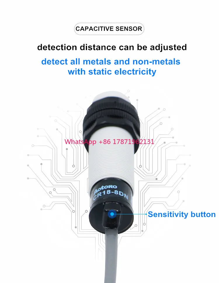 capacitive level sensor CR18-8AC sensor proximity cm18 touch distance