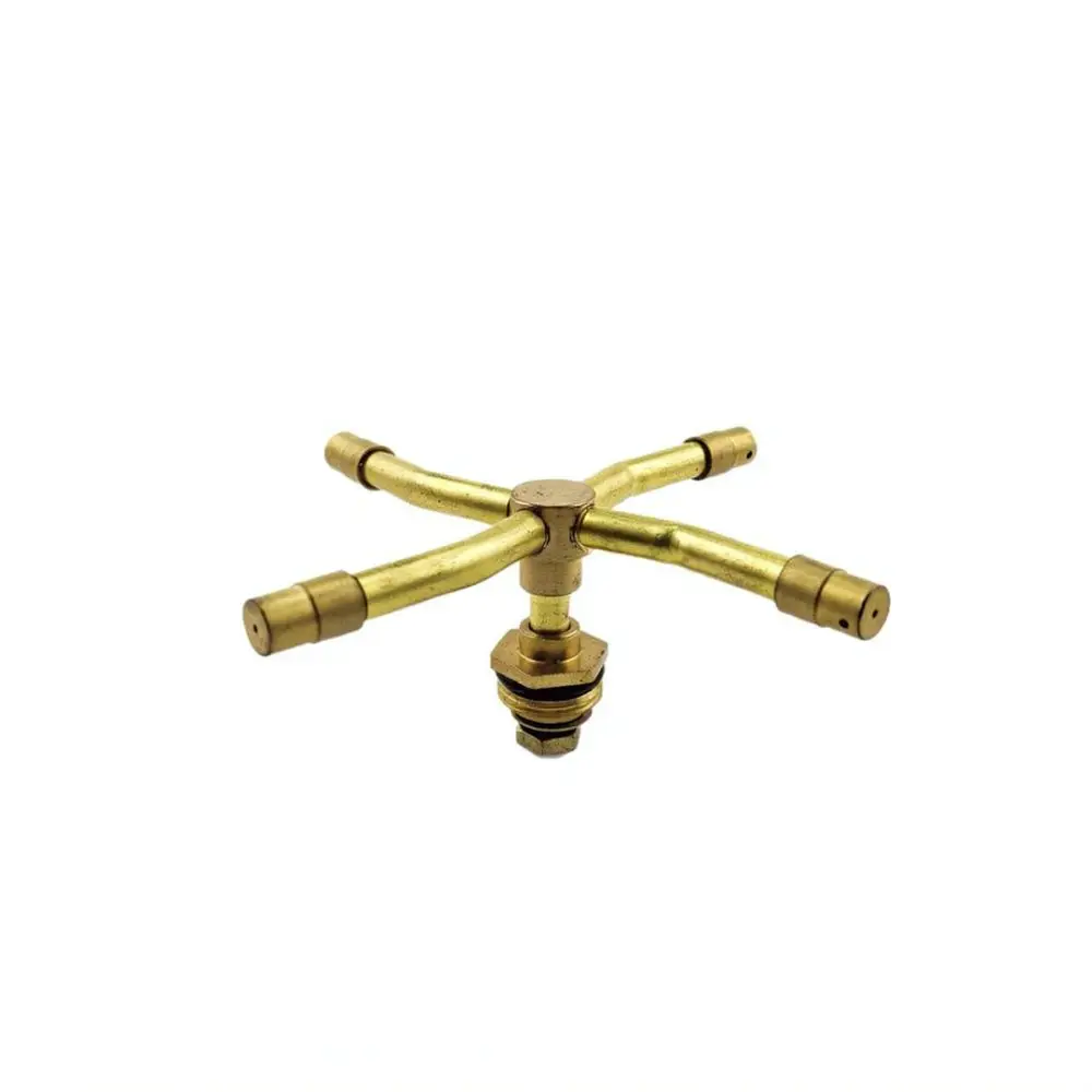 For Jieran Hardware Brass Automatic Rotating Sprinkler Head Garden Lawn Watering System 360 Degree Spray Tool