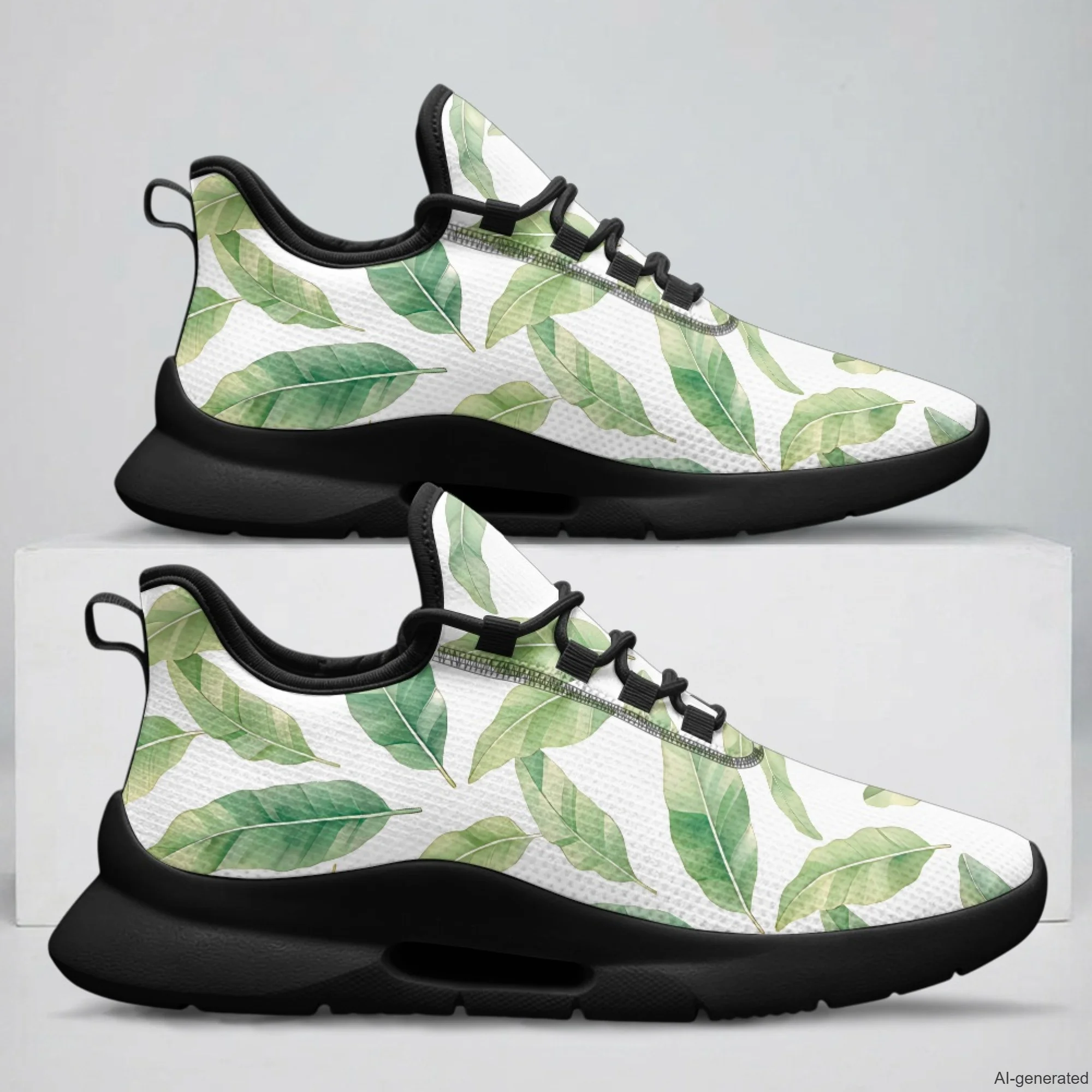 XIXIRIMIDO Herrenschuhe Sneakers Schnürschuhe Freizeitschuhe Sportschuhe Damen Herren Krankenschwesterschuhe Schwarze Krankenschwester-Sneakers Blattschuhe Damen
