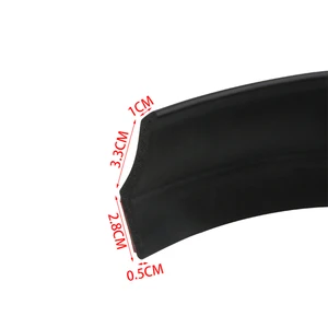 Universal Car Front Stoßstange Lippengummi -Auto -Stoßfänger, Lippenschutzaufkleber, 60 mm Breite, 2,5 m 8 Hauptverkaufsauto Stoßfänger - №7