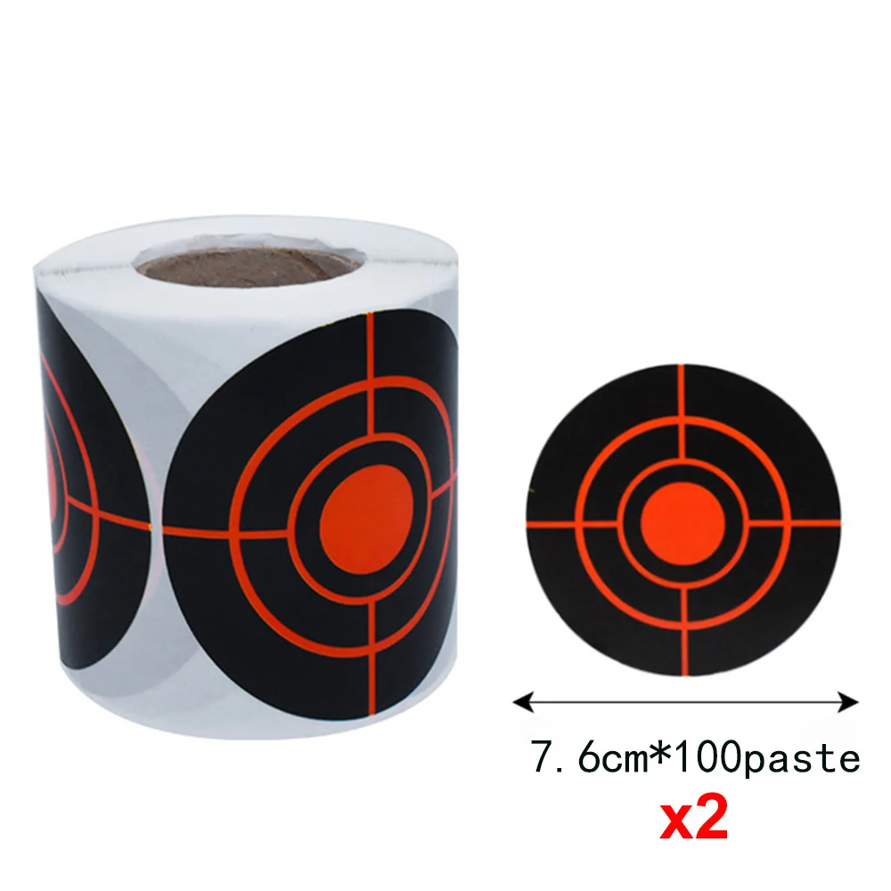 Splatter Reactive Shooting Target Stickers Boy Army Birthday Gifts Military Favors Kids Red Yellow Eyes Shooting Stickers