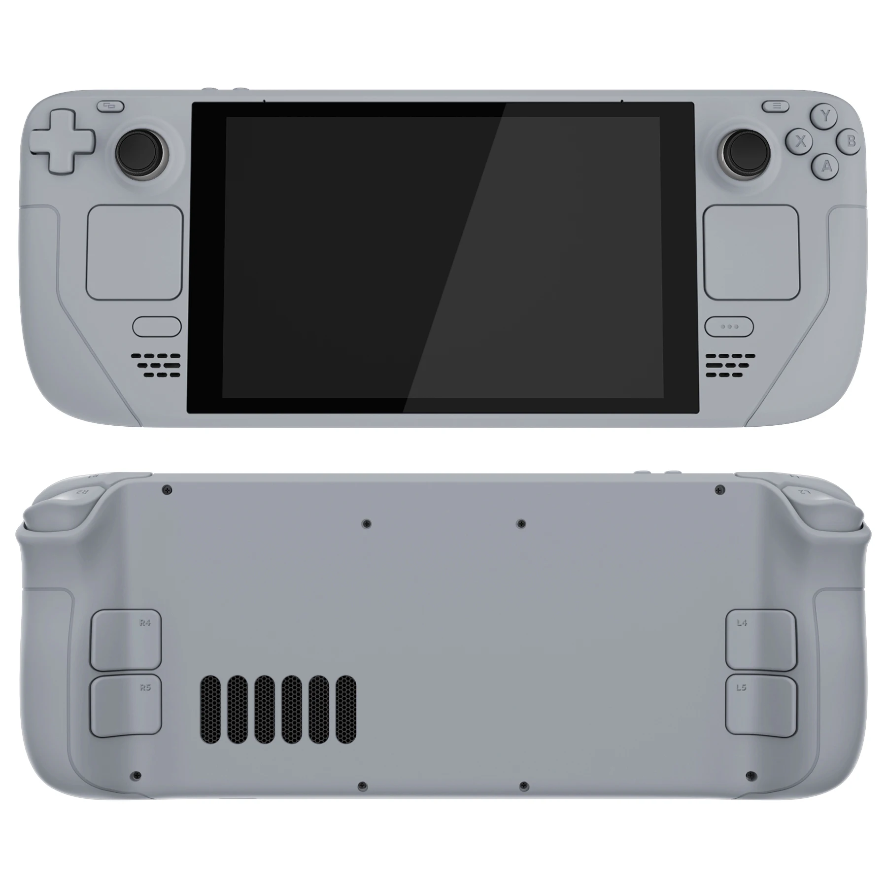 

eXtremeRate Replacement Housing Shell Set for Steam Deck LCD, Faceplate Back Plate Shell with Buttons - Single Series 2