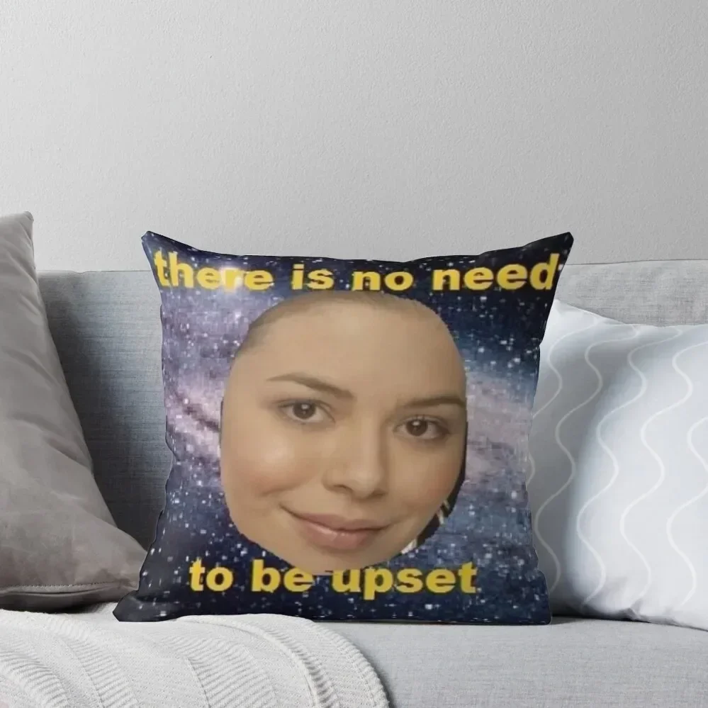 

theres no need to be upset Throw Pillow Cushion Cover For Sofa Anime Pillow Covers Decorative pillow