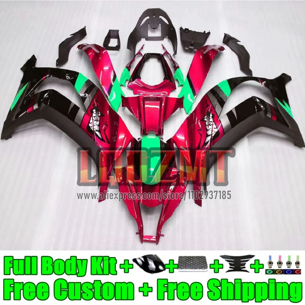 Injection Body For KAWASAKI NINJA ZX 1000 10R 10 R 54No.39 metal red ZX10R 2021 2022 2023 2024 ZX-10R 21 22 23 24 OEM Fairing