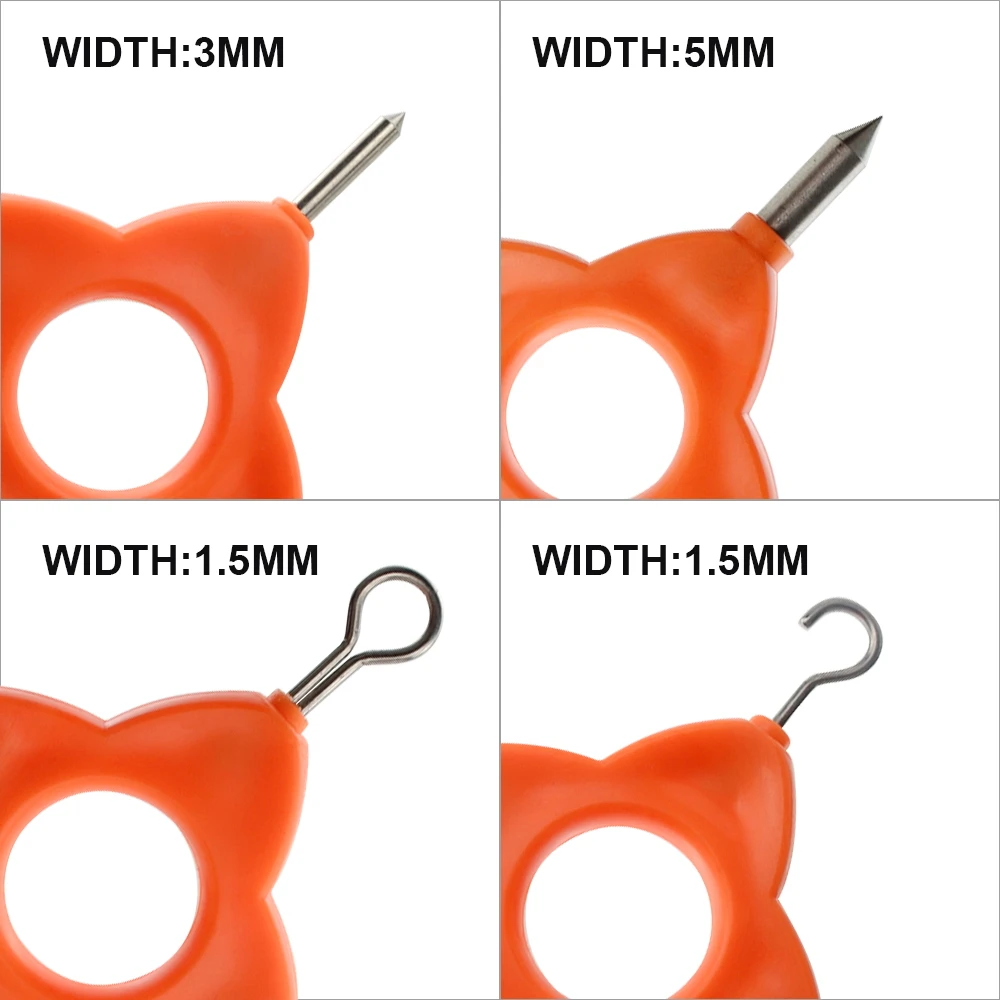 4 in 1 Puller Line Tool Fishing Line Knotting Knot Tool for Carp Rig D Rig Making Multi-purpose Portable Knotter Tool