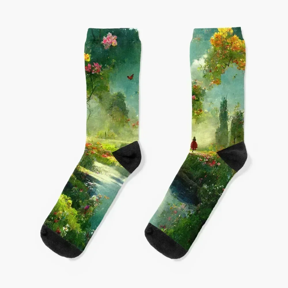 

Wilderness Incarnate Socks basketball FASHION halloween golf Men Socks Women's